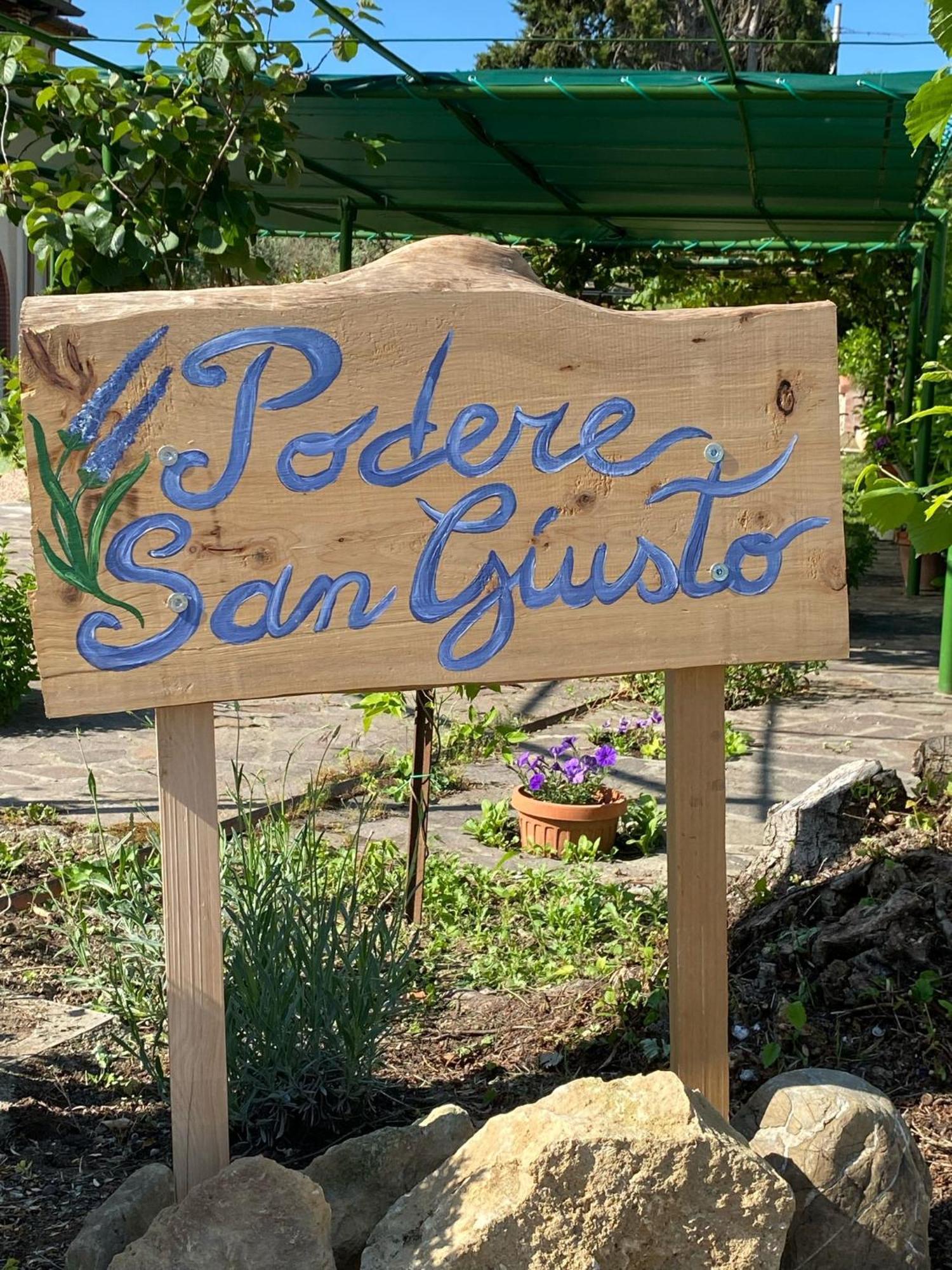 Casa Vacanze Podere San Giusto Volterra Exteriör bild